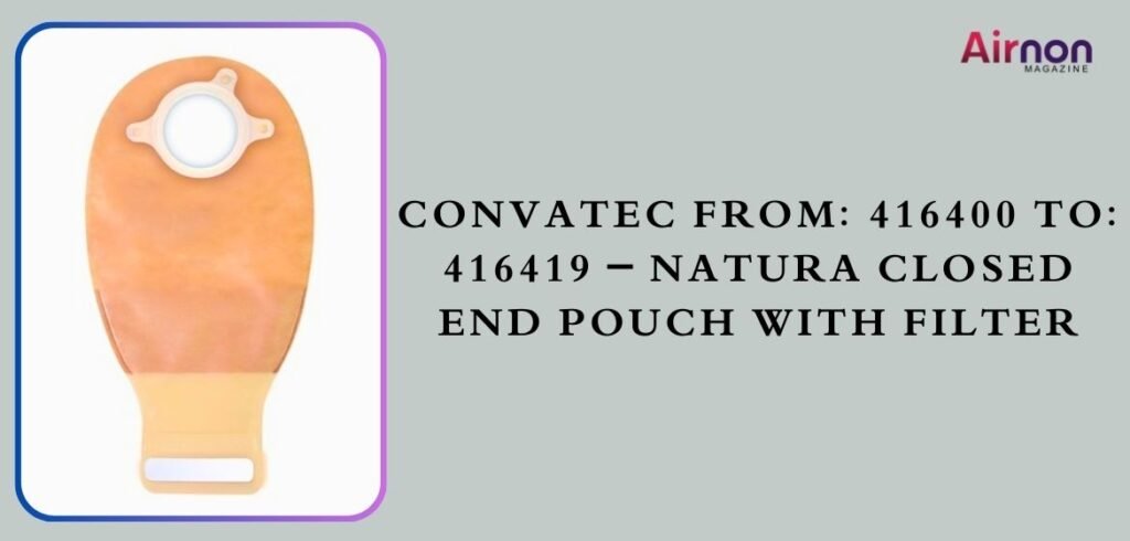 Convatec from 416400 to 416419 – Natura Closed End Pouch with Filter